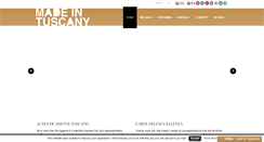 Desktop Screenshot of madeintuscany.it
